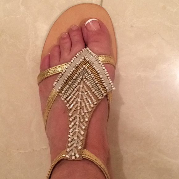 L⭐️Space by CocoBello Sandals size 6/36 - Picture 1 of 5